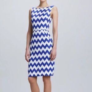 Kate spade Women’s Brent chevron dress - like new
